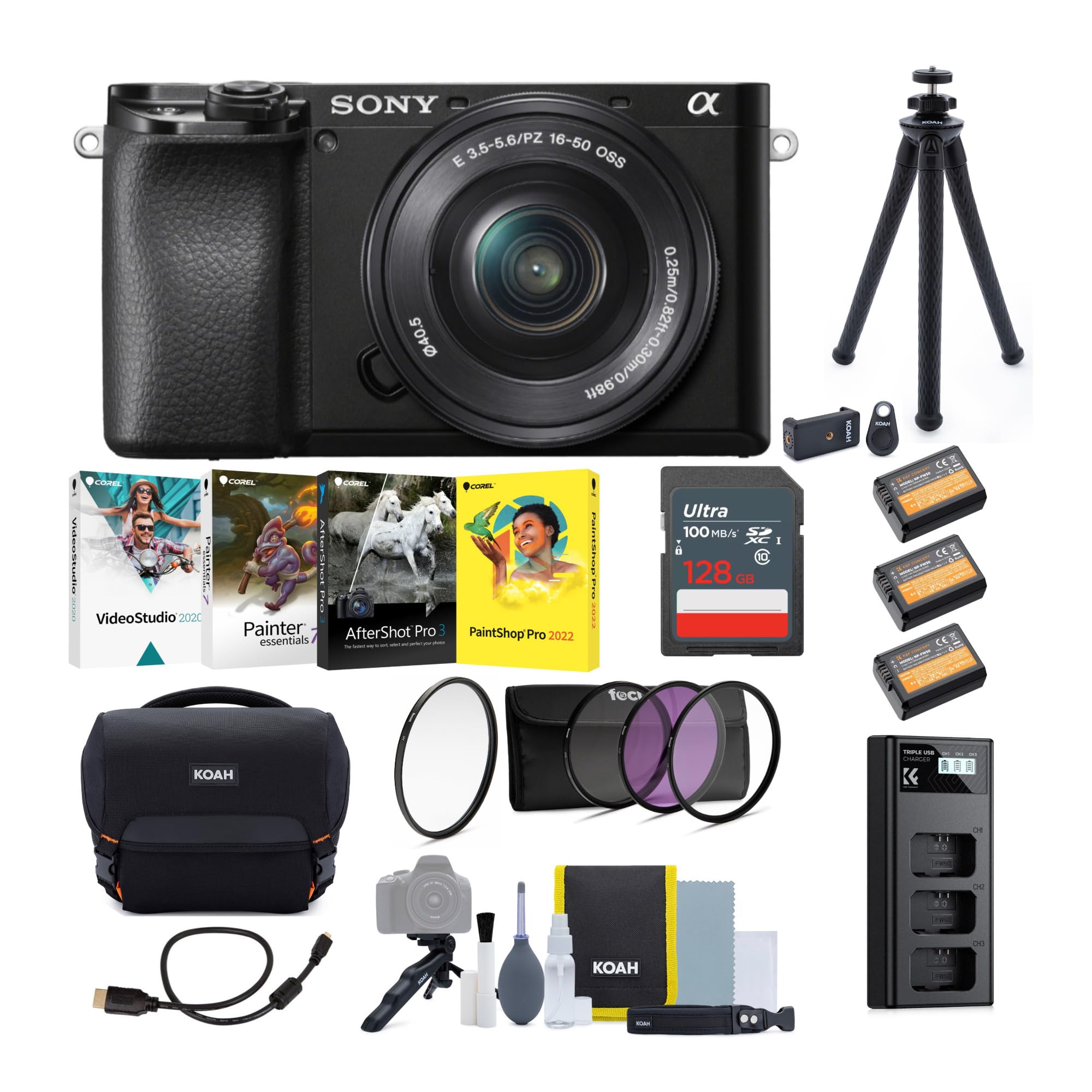 Amazon.com : Sony Alpha a6100 APS-C Mirrorless Interchangeable